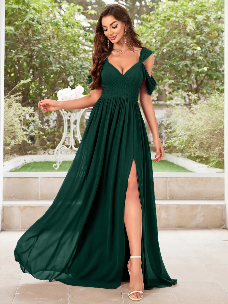 Vestido Longo Elegante Feminino Yasmin