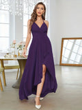 Vestido Longo Casual Feminino com Decote Transpassado e Saia Assimétrica