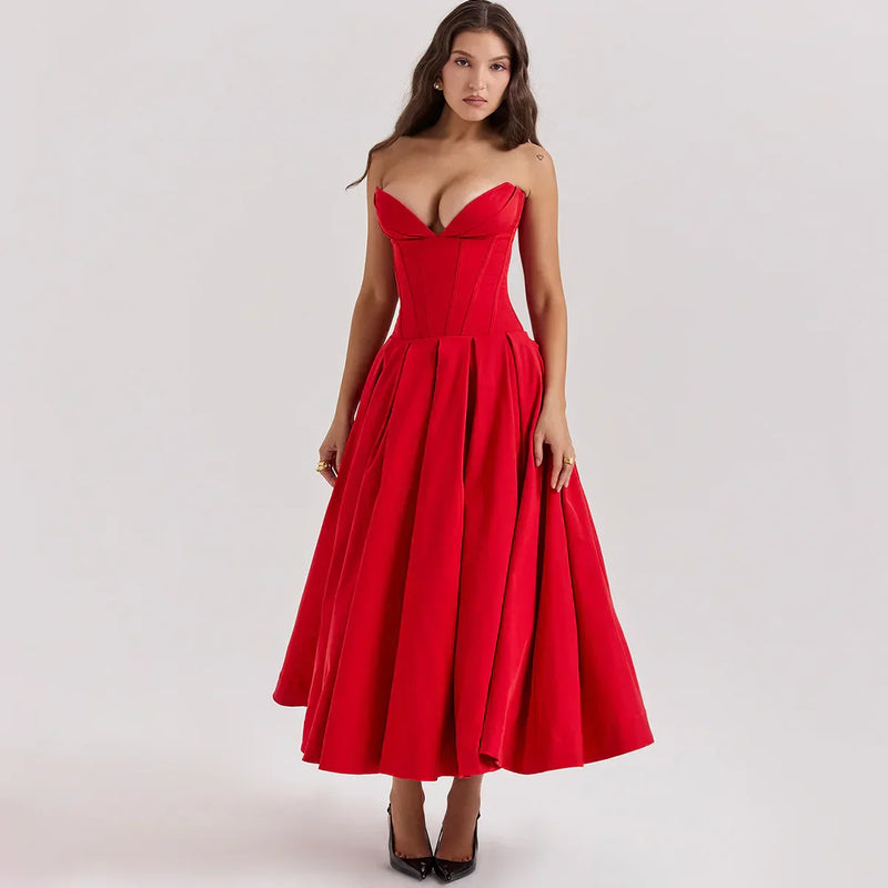 Vestido Longo Tomara que Caia Elegante - Ideal para Eventos Especiais