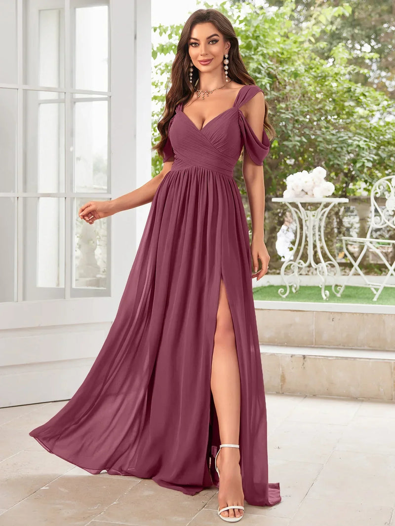Vestido Longo Elegante Feminino Yasmin