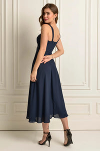 Vestido Midi com Decote Torcido Bella Alice